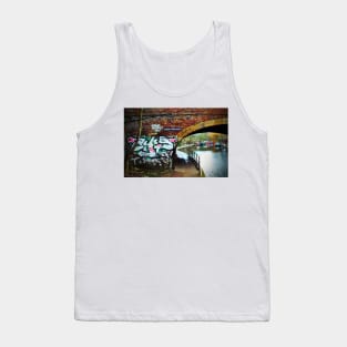 Graffiti Street Art Regent's Canal Camden London Tank Top